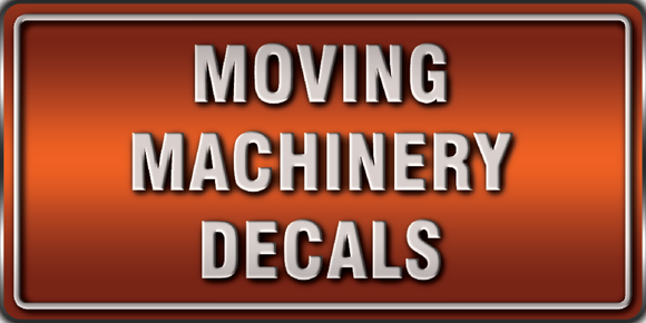 moving machinery decals