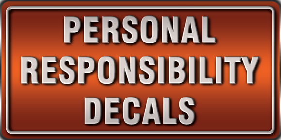 personal responsibility decals