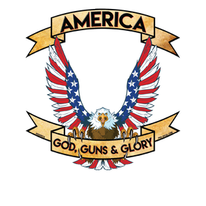 America god guns & glory patriotic decal