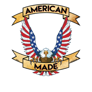 American made patriotic decal