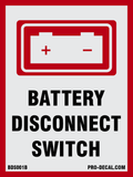 Battery Disconnect Switch