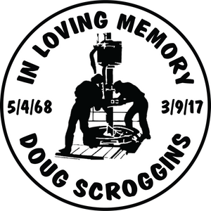 Doug Scroggins in memory of decal 5/4/68 3/9/17 roughneck