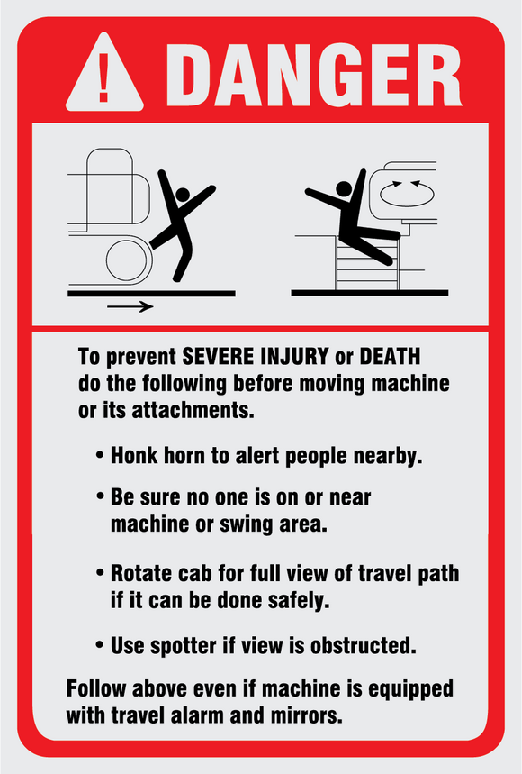 Danger prevent injury or death