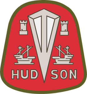 Hudson motor company petroliana decal