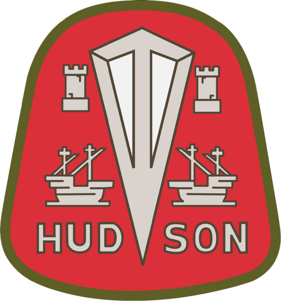 Hudson motor company petroliana decal